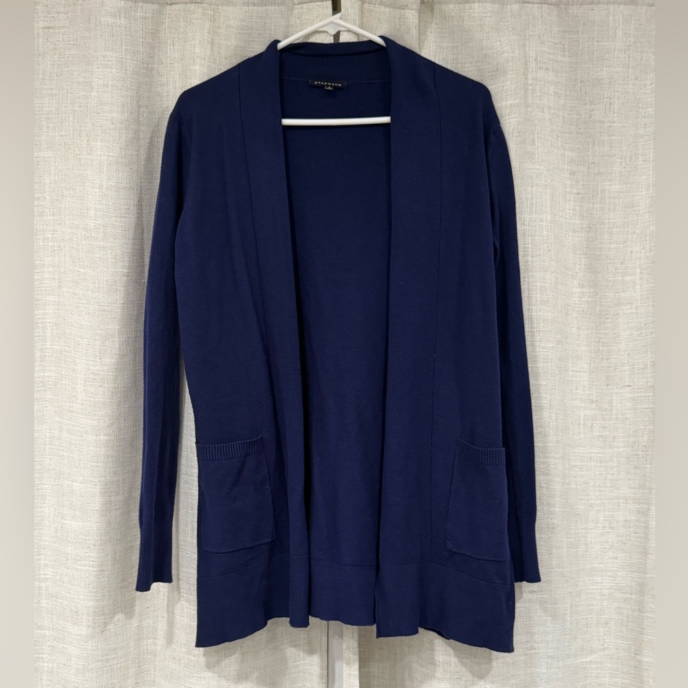Staccato Deep Blue Open Cardigan